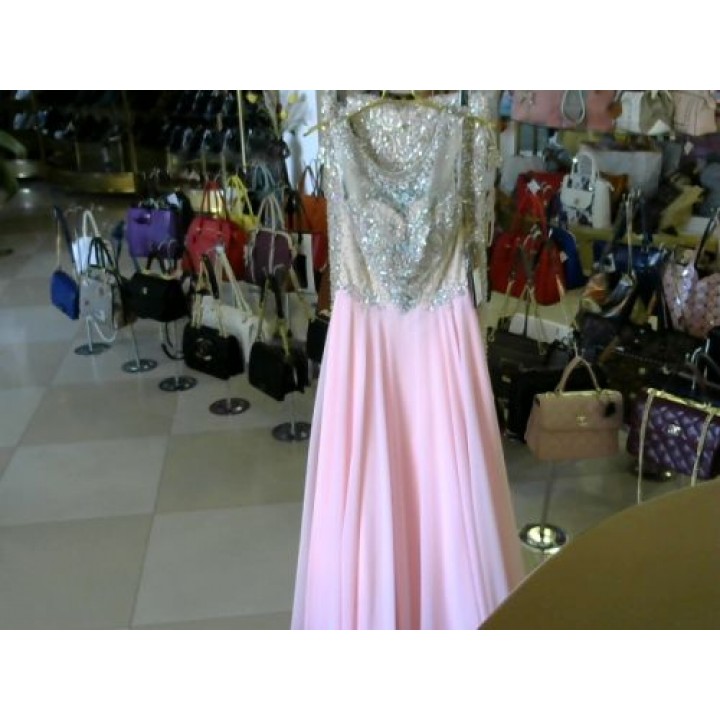 Платье верх беж цв  розовый Aeelis (150009B) [розовый]