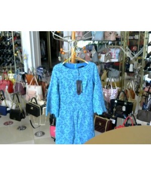 Платье голубого цв кружево 3/4 рукав ELE NE VIARE (04043D) [голубой]