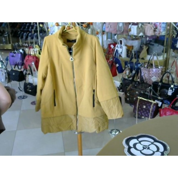 Куртка-пальто горчичного цвета Cristyn Co (91215036) [Горчица]