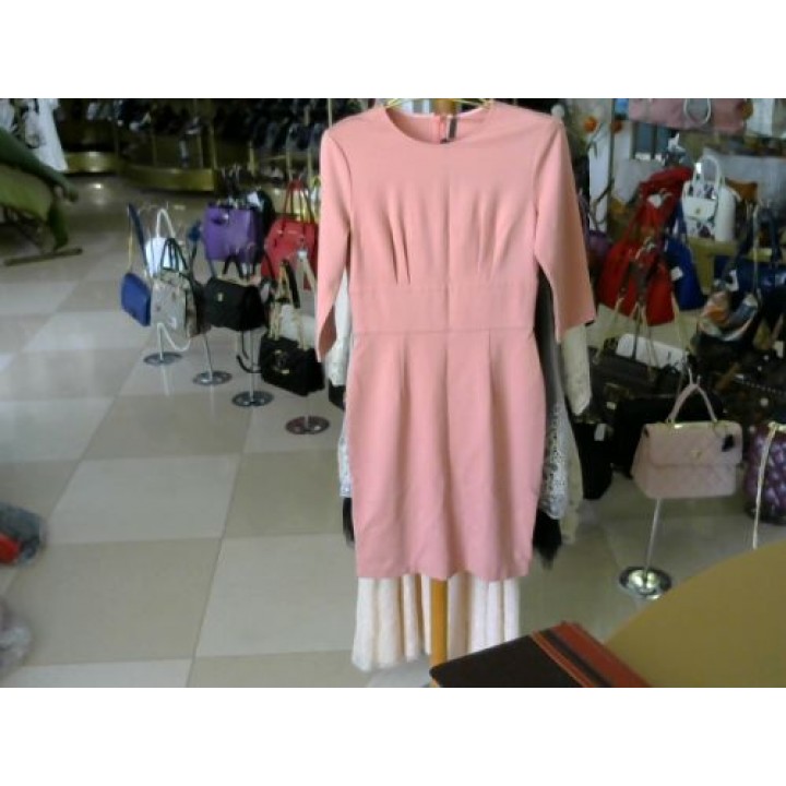 Платье розовое цв трикотаж isabel garsia (BK 1057) [Пудровый]