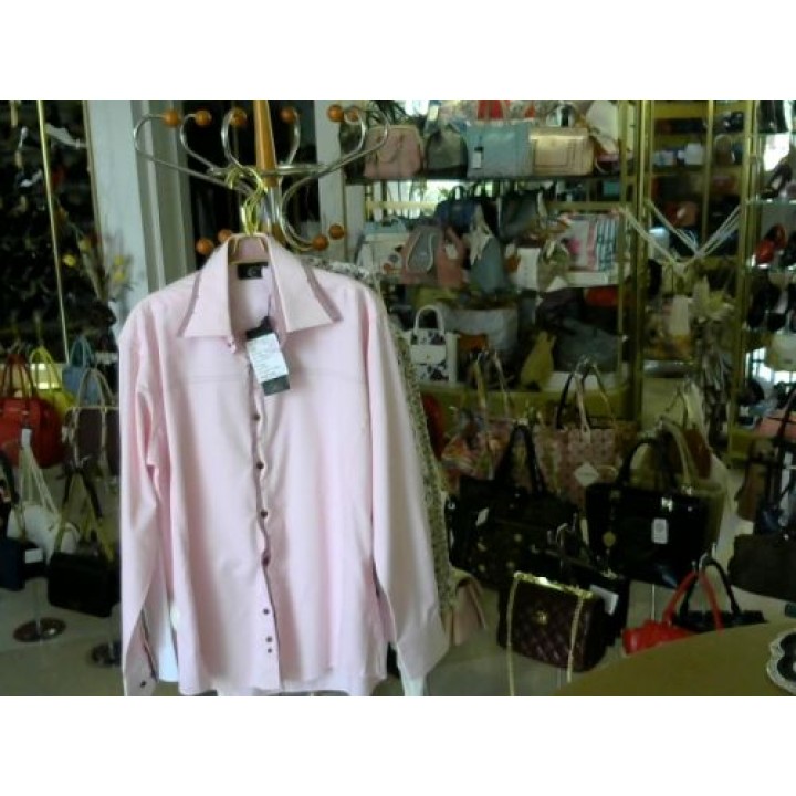 Рубашка длиный рукав розовый цвет Just Cavalli (7050-2) [Пудровый]